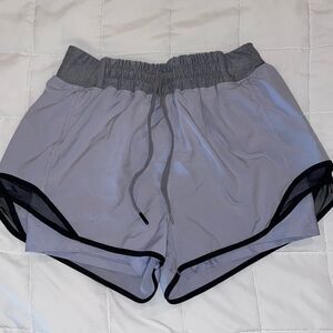 Lilac, Black, and Grey Athletic Shorts​